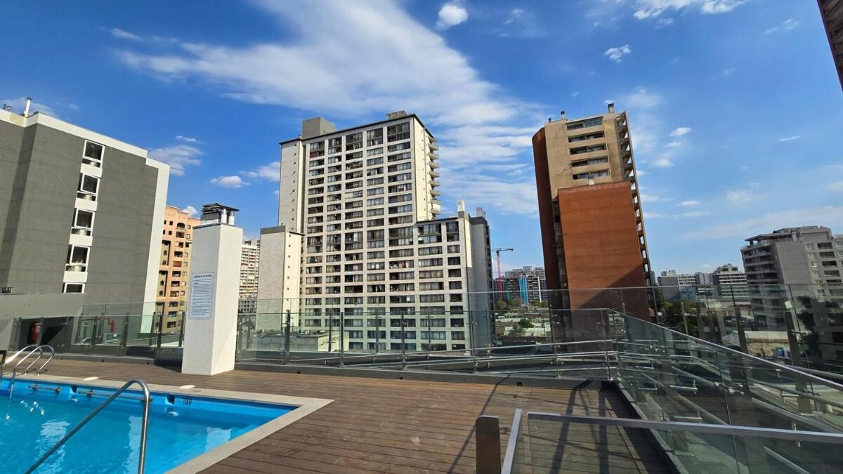 Nuevo 1br,aire Ac,wifi,piscina,metro Santa Lucia Apartamento