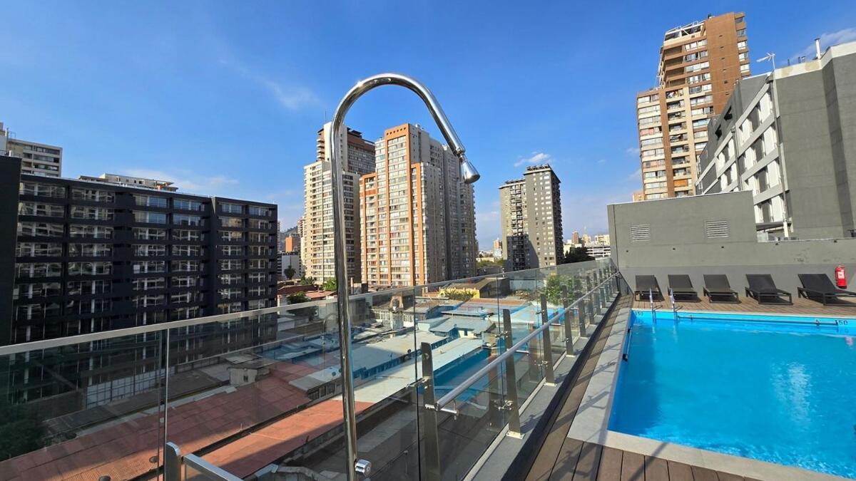 Nuevo 1br,aire Ac,wifi,piscina,metro Santa Lucia * Santiago